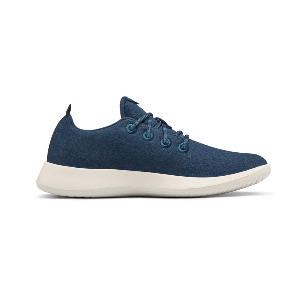 Allbirds Women\'s Sneakers Navy - Wool Runners - 52179GXYK